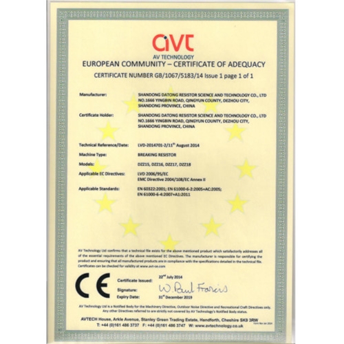 CE认证电阻器